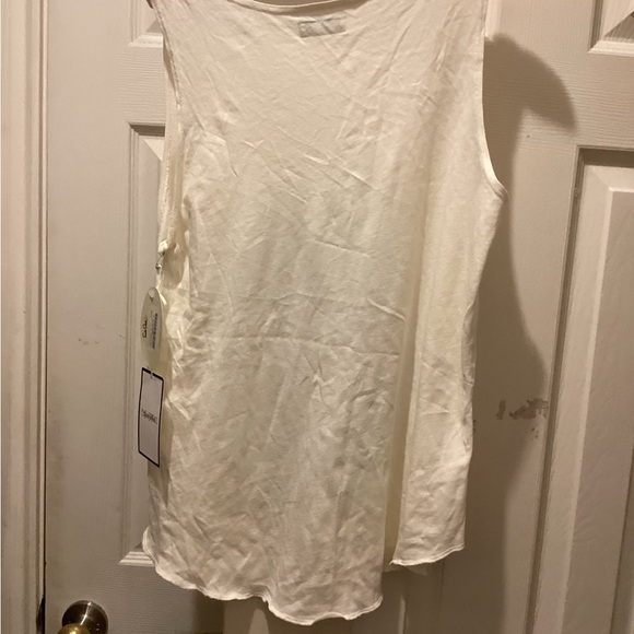 Lauren Moshi White Pineapple Skull Tank Top - Picture 5 of 6